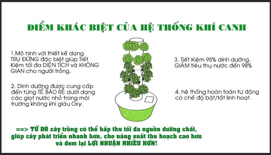 Bộ trồng thuỷ canh Trụ cố định ( 32 Hộc) + Tặng dung dịch rau Lá