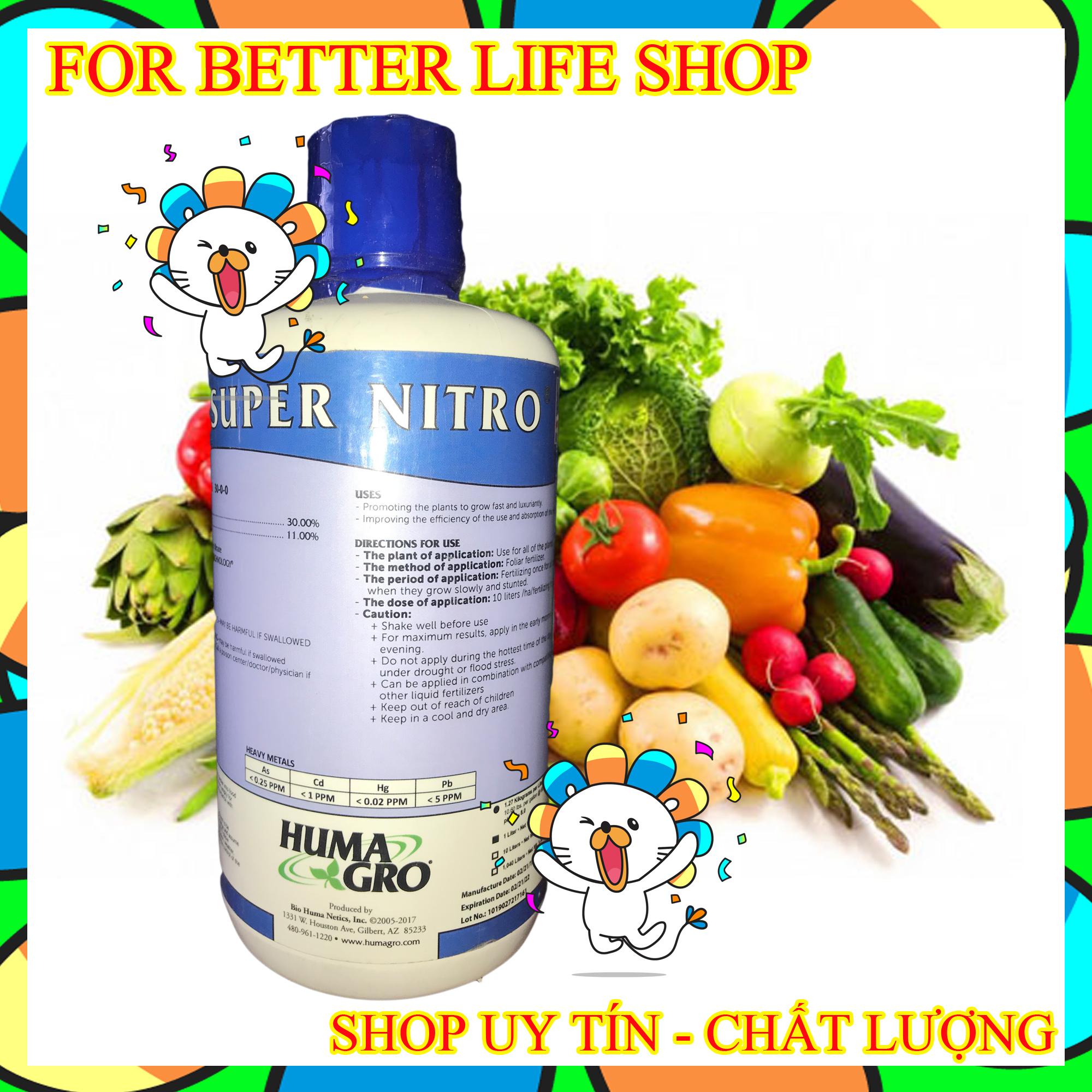 SUPER NITRO PHÂN BÓN LÁ CAO CẤP NHẬP KHẨU TỪ MỸ - 1 LÍT
