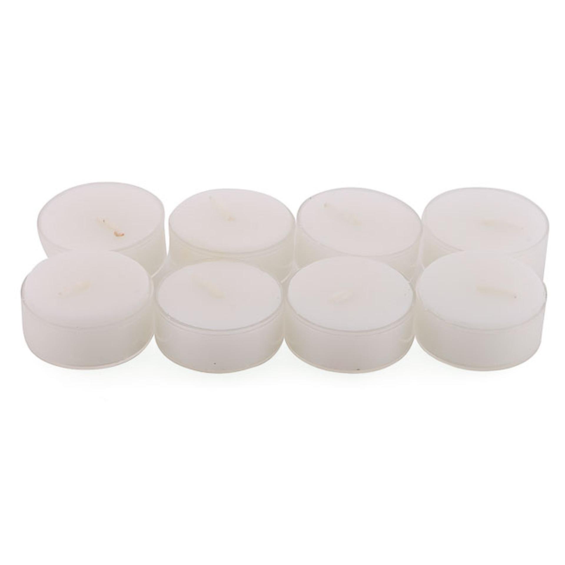 Bộ 10 hộp 80 nến tealight thơm đế nhựa Miss Candle FtraMart FTRA-NQM2059N (Trắng)