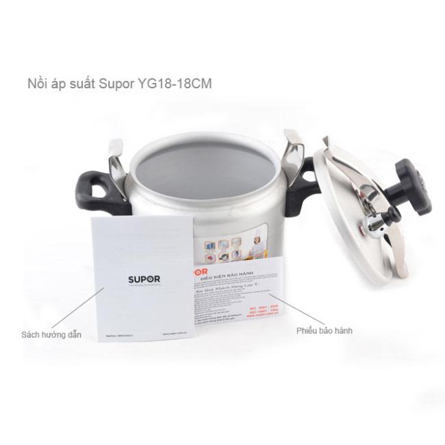 Nồi áp suất cơ Supor 2 tay cầm - 3 lít