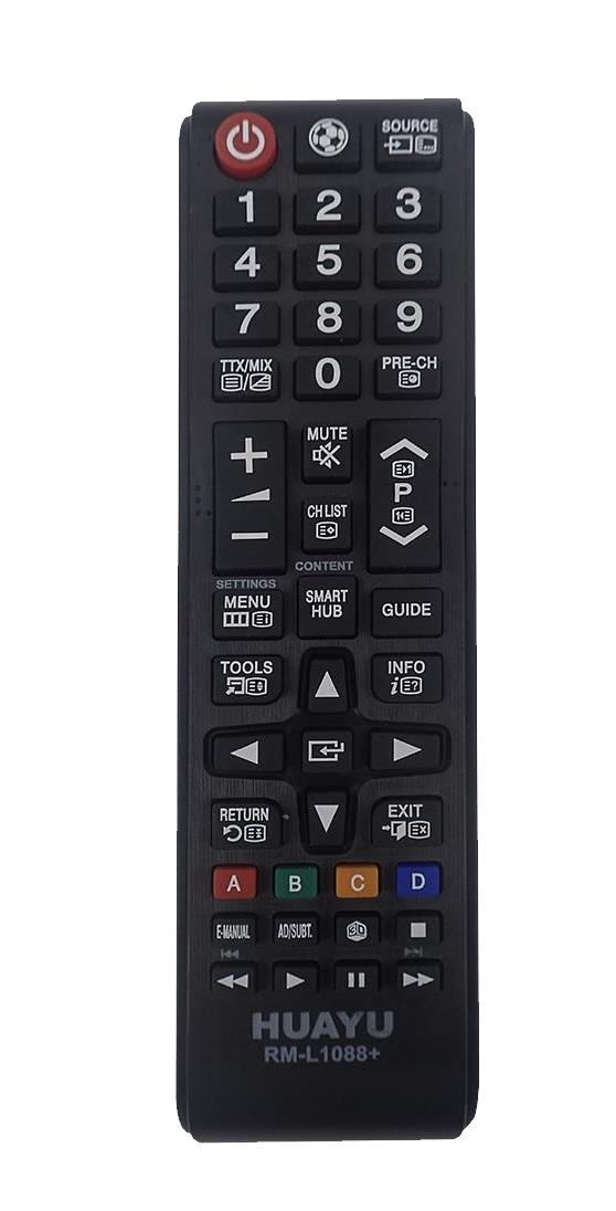 [HCM]REMOTE ĐIỀU KHIỂN TIVI SAMSUNG SMART RM-L1088+ (ĐEN-NGẮN)