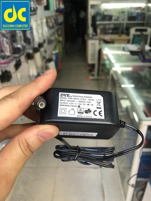 Nguồn DVE 12V 1.5A zin Dùng cho Camera