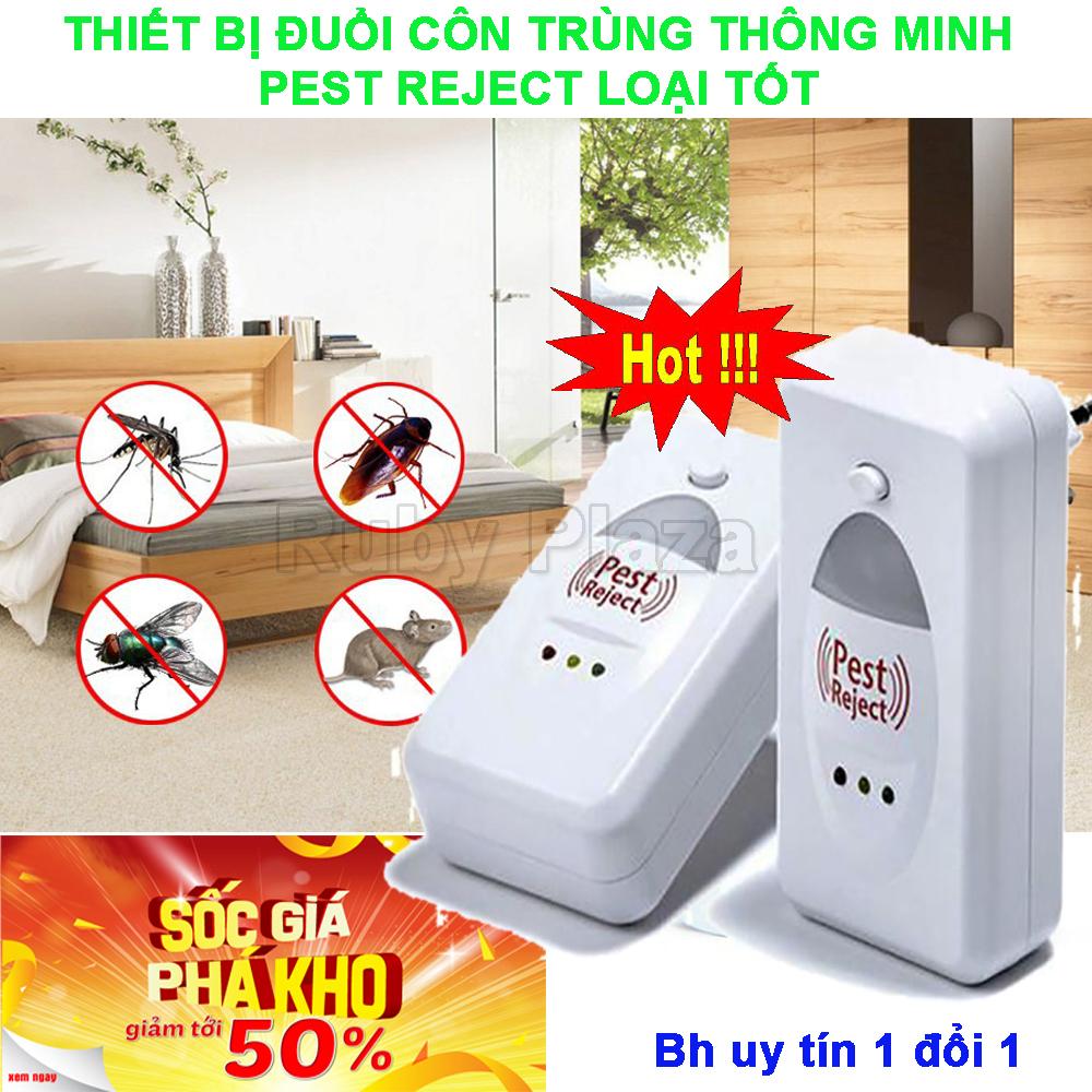Máy Đuổi Côn Trùng Pest Reject RB -196 Xua Đuổi Hoàn Toàn Các Loại Côn Trùng ( Ruồi Muỗi Dán… ) Bằng Tần Số Sóng Siêu Âm An Toàn Cho Sức Khỏe