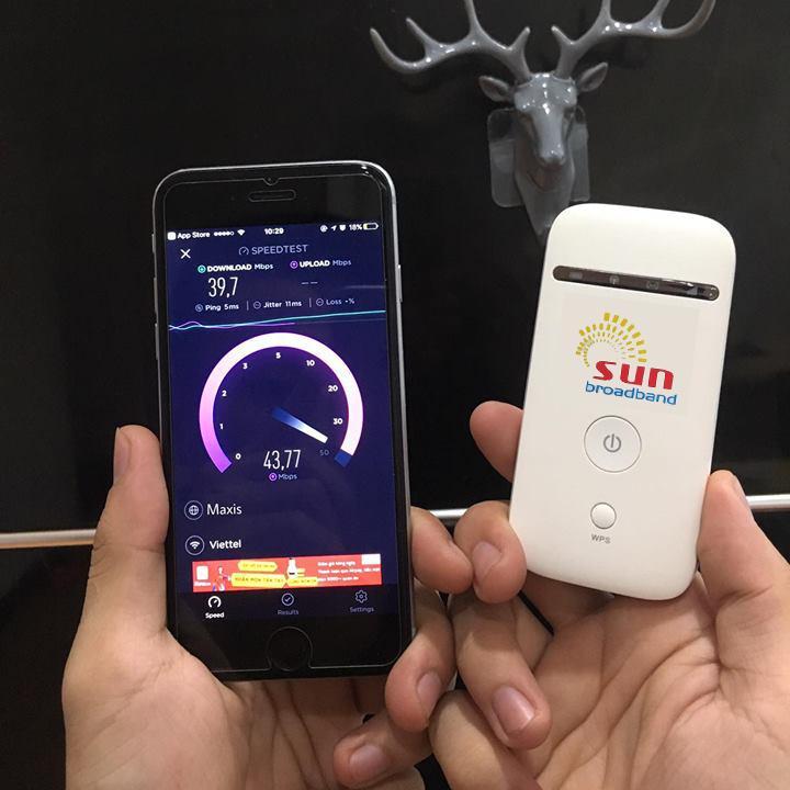 Thiết bị phát Wifi từ sim 3G 4G WIFI Sun