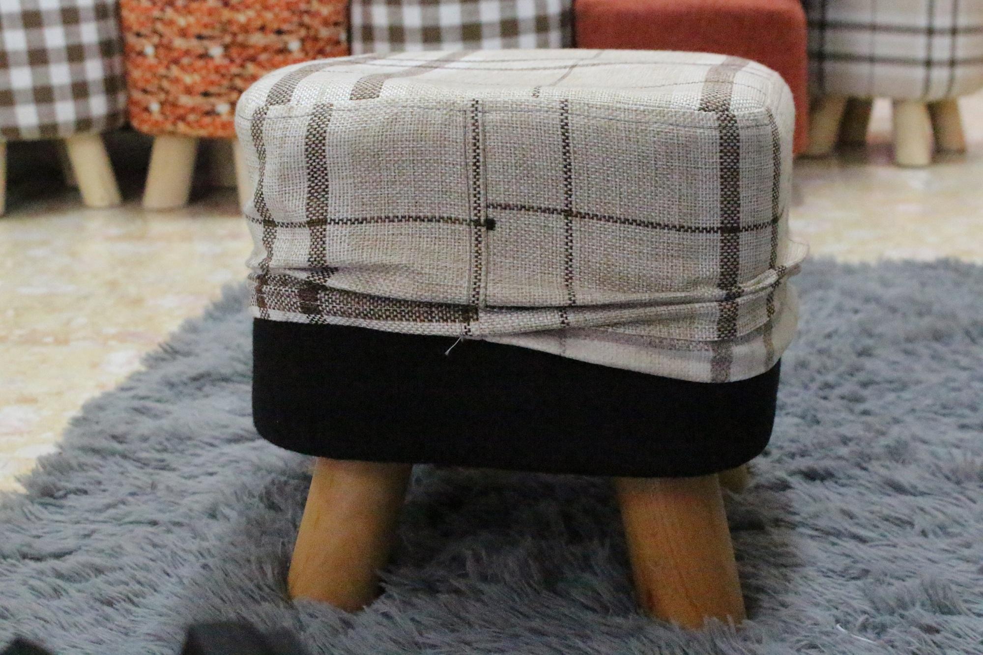 【Hàng Có Sẵn】Ghế đôn gỗ sofa giá rẻ GHS-762