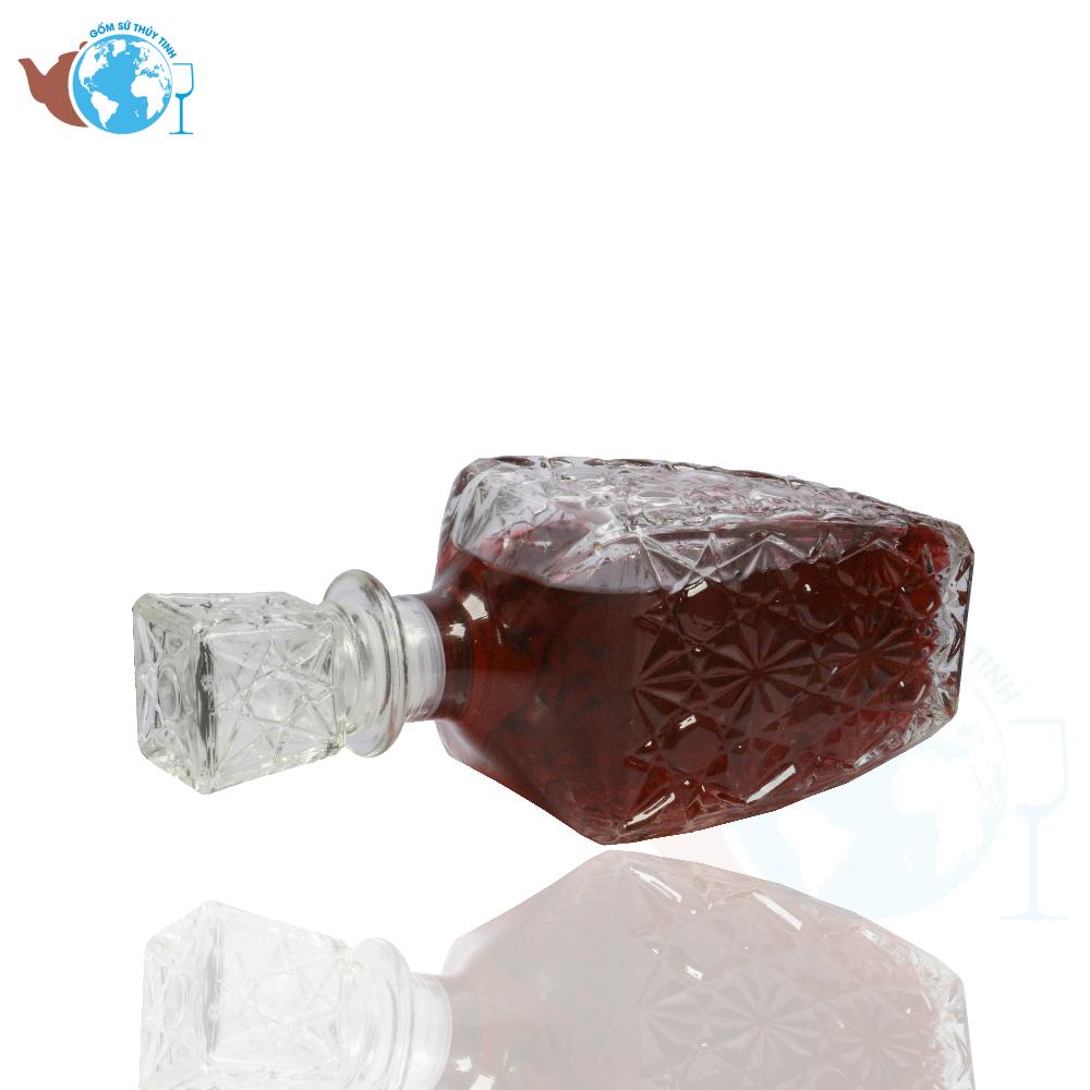 [HCM]Bình Đựng Rươu Ngâm Sâm Thuỷ Tinh 750ml - BR01