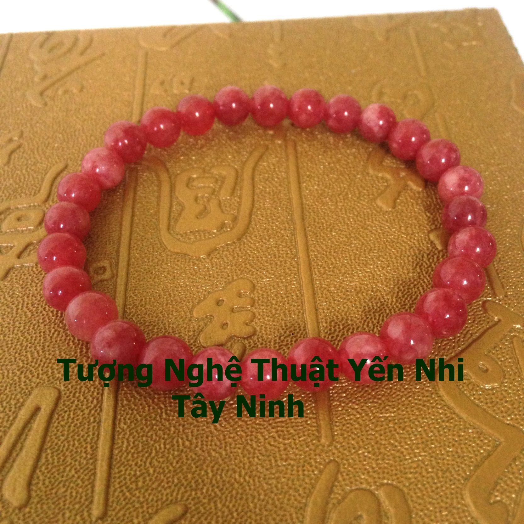 Vòng tay RUBY ẤN hạt 6ly