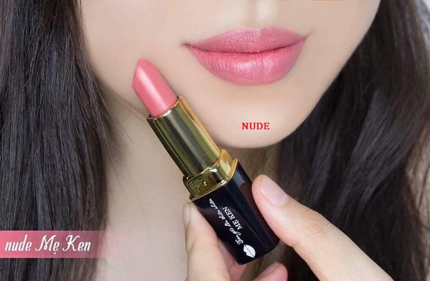 Son gấc dền siêu dưỡng hồng môi mẹ ken- màu nude