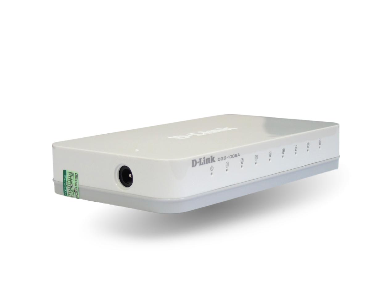 Hub D-Link 8 cổng DGS 1008A (Trắng) Chính Hãng