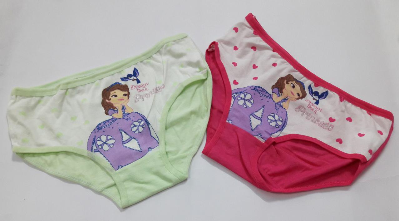 COMBO 5 QUẦN CHIP BÉ GÁI COTTON IN HÌNH SOFIA(22-28kg)