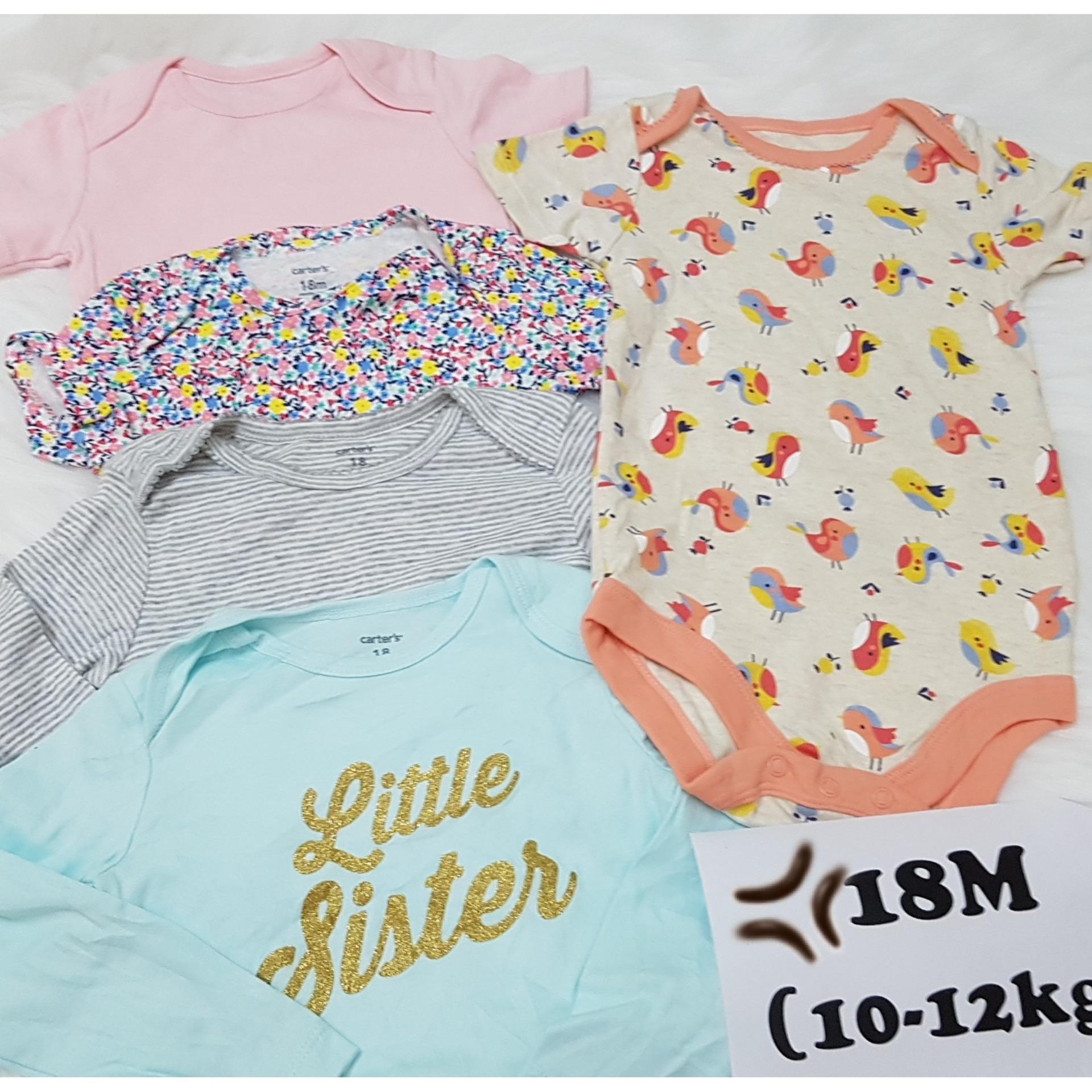 Set 5 áo liền quần bé gái