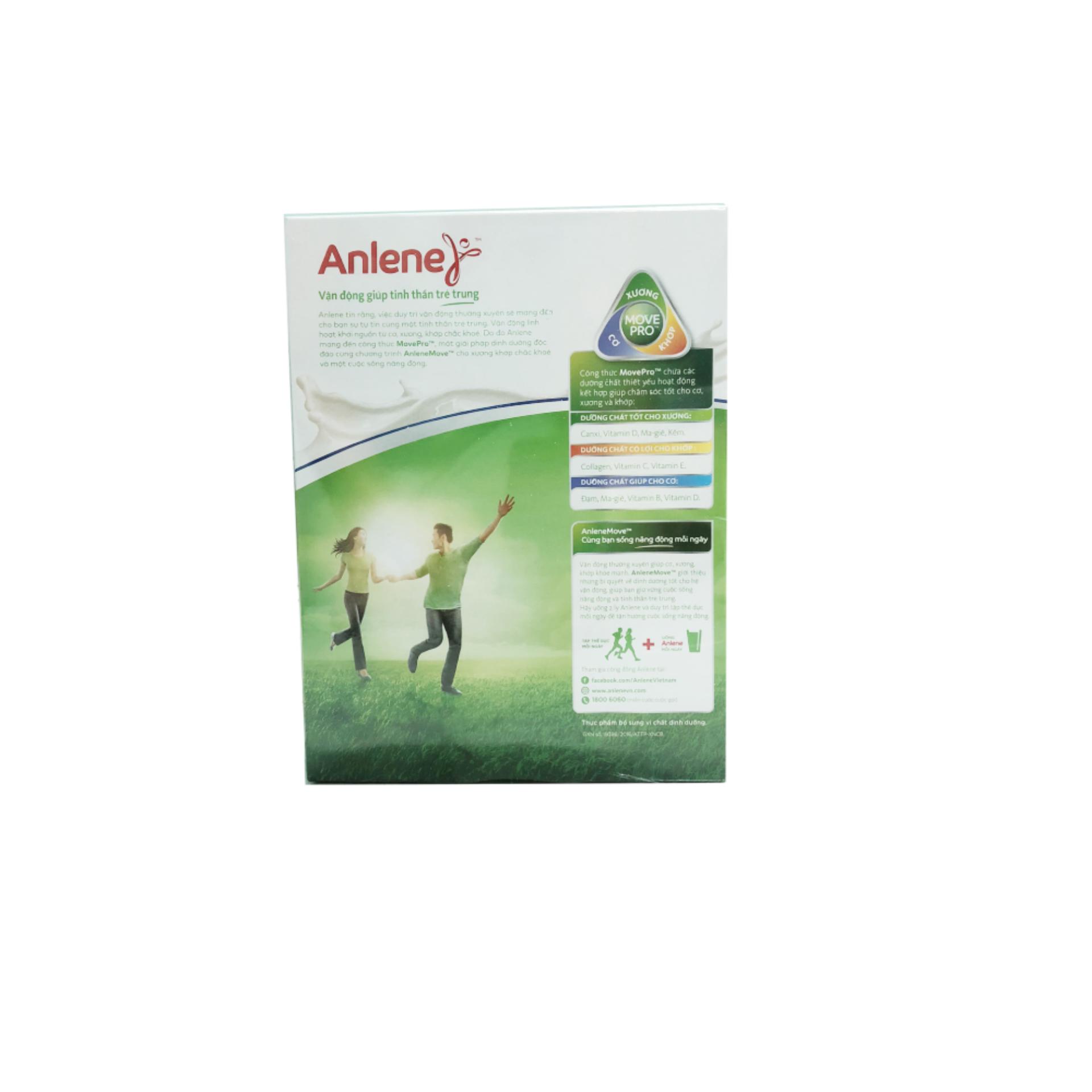 Anlene MOVEPRO™ 440G (hương vani, hộp giấy)