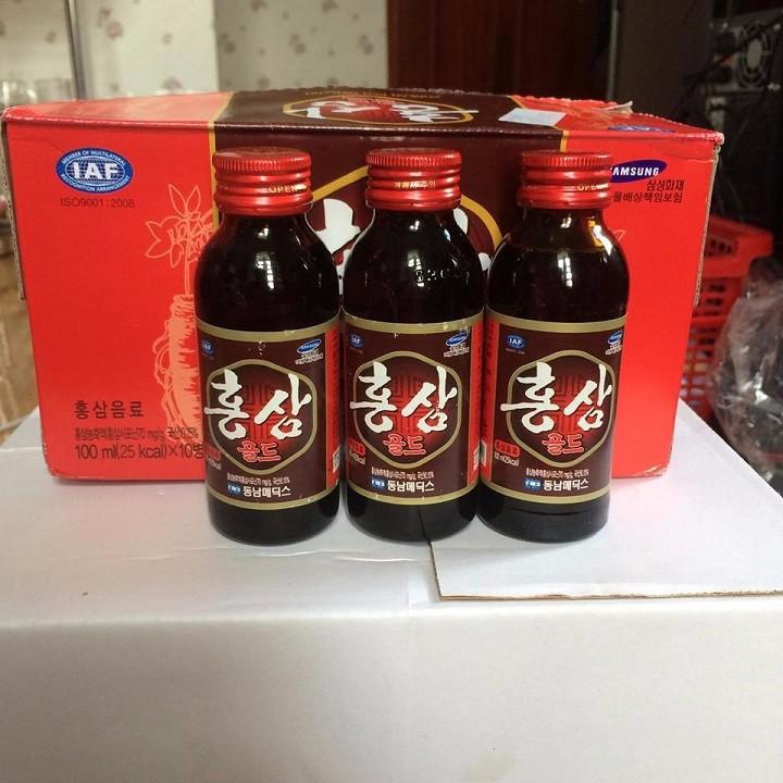 Lốc 10 Chai Nước Hồng Sâm Hàn Quốc