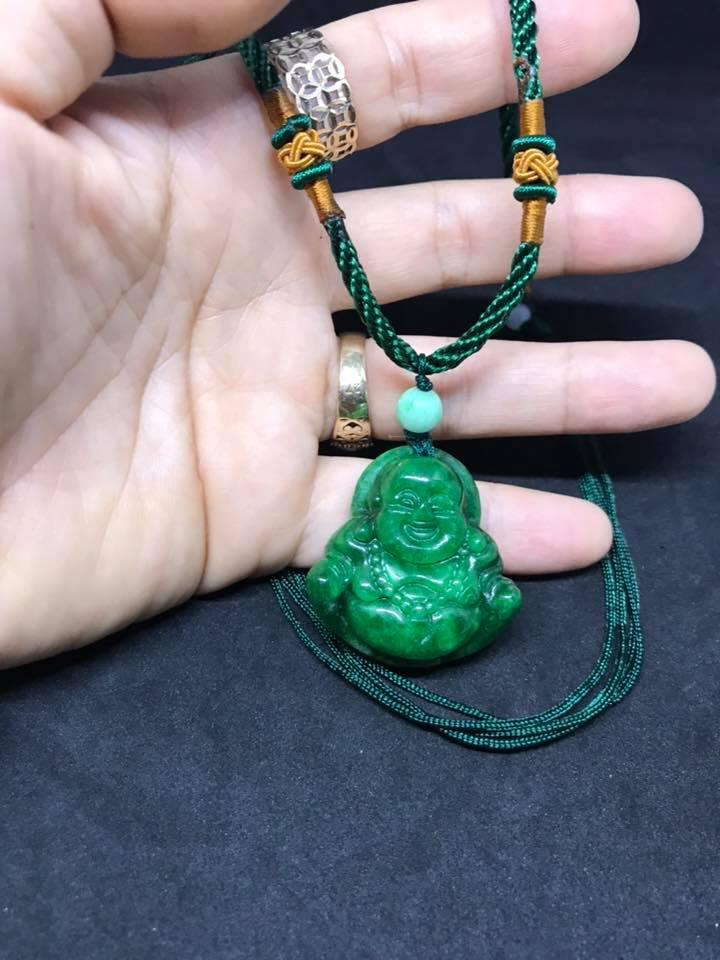 [HCM]DÂY CHUYỀN MẶT DI LẶC CẨM THẠCH XANH - HÀNG VIP