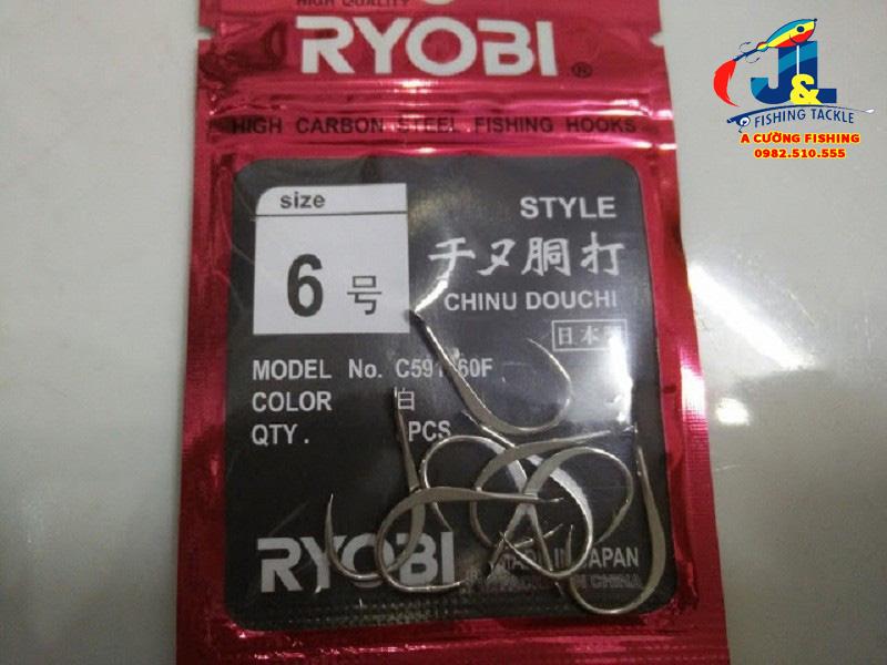 Lưỡi Câu Đơn CHINU RYOBI JAPAN