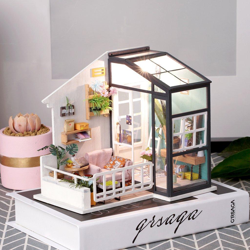diydollhouse - diy miniture Balcony Daydreaming Robotime diydollhouse
