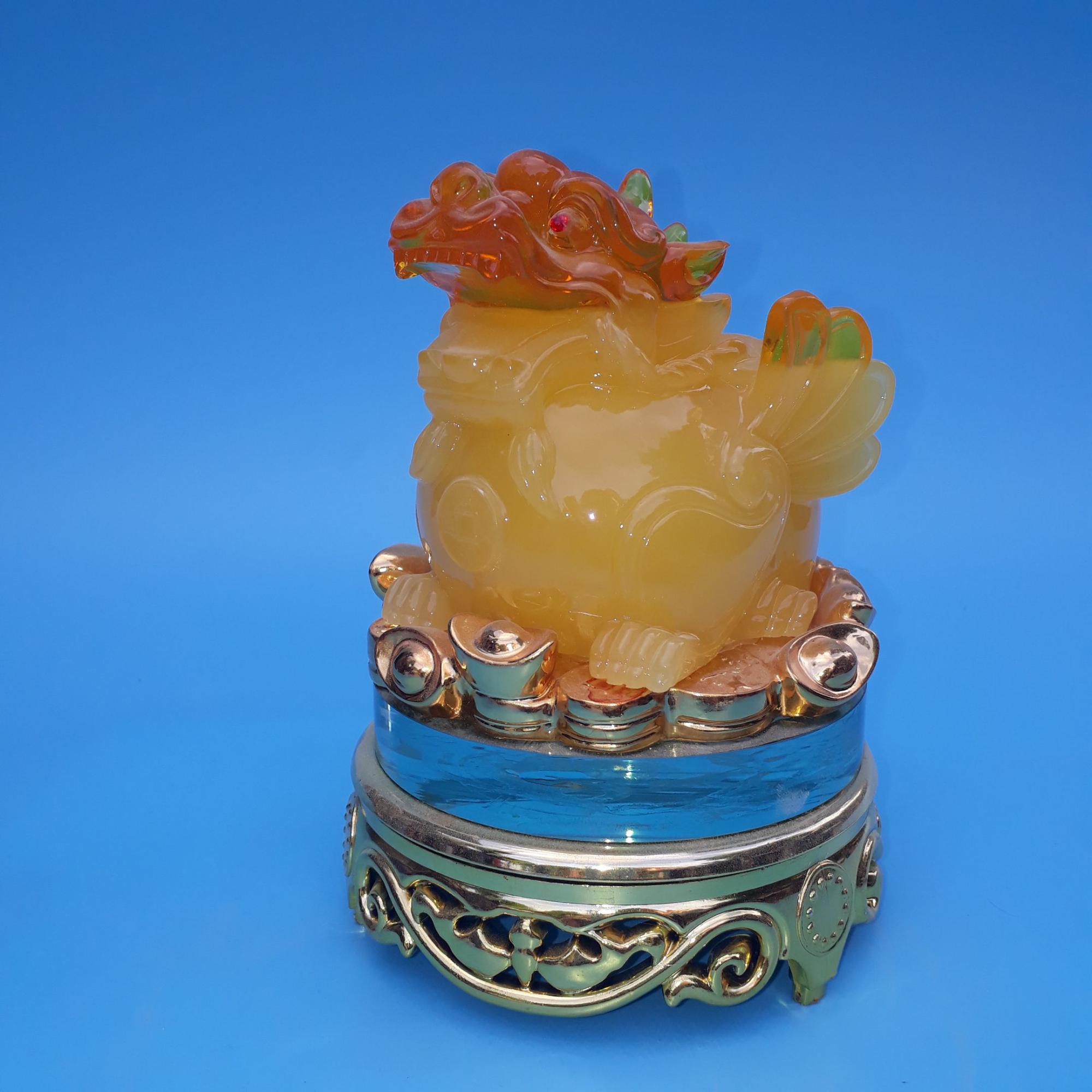 Tỳ hưu trấn trạch,chiêu  tài lộc S1 (vàng)