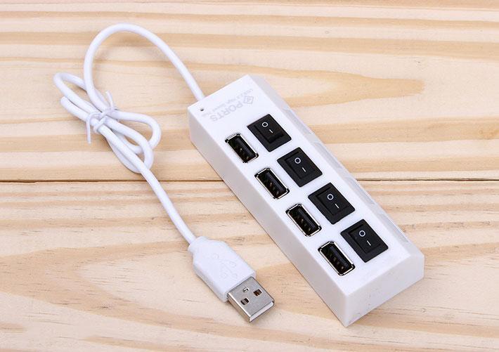 Hup USB 4port Công Tắc