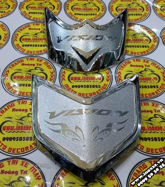 Bộ 02 sản phẩm: 01 ốp dè trước 01 ốp dè sau cho xe vision