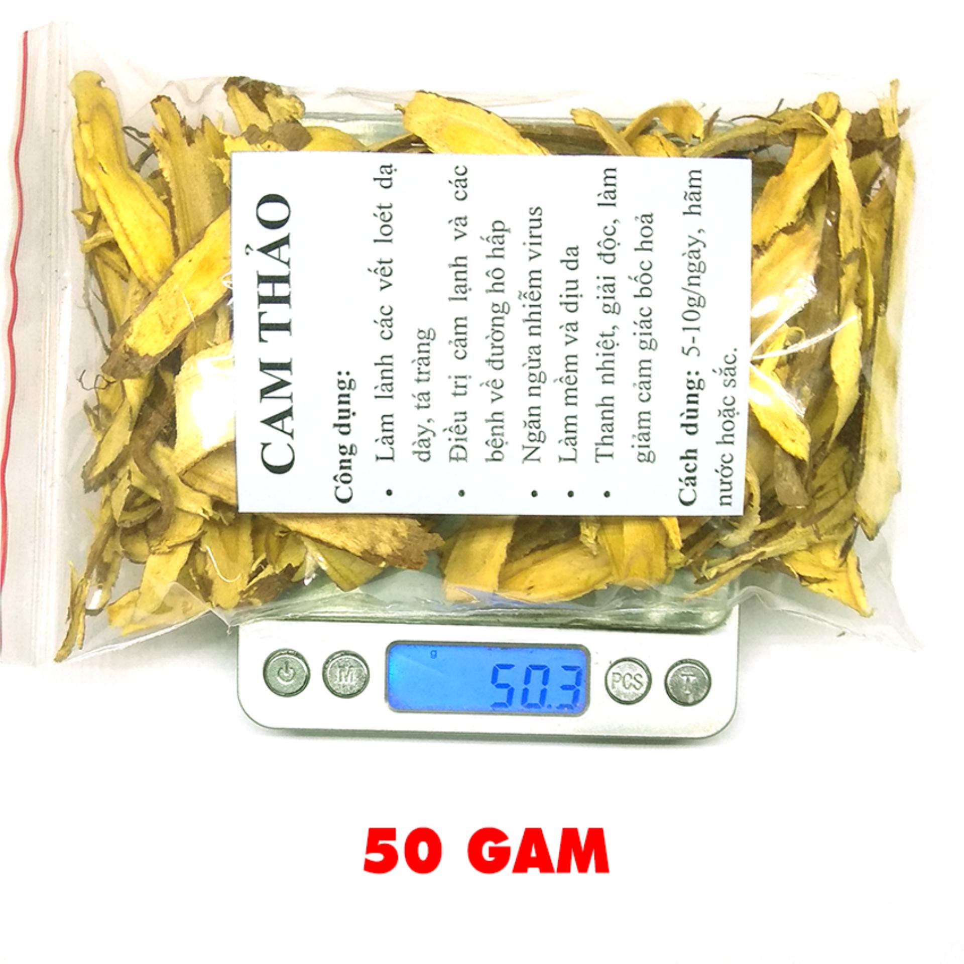 Cam thảo - 50g - Hàng tốt - Ảnh thật
