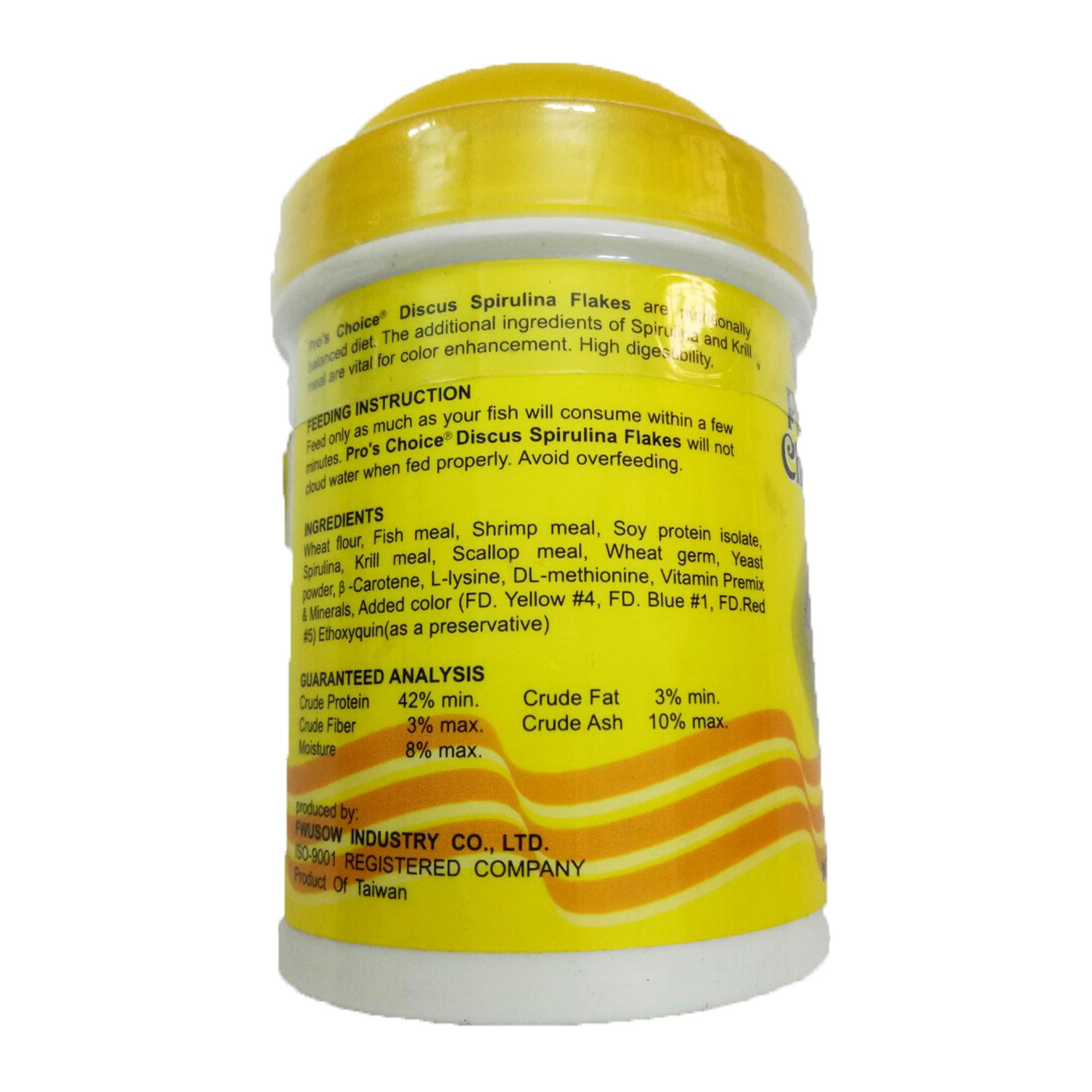 Hũ Thức Ăn Cá Dĩa Pros Choice 28.5g (Dạng Tảo) - Thức Ăn Cá Đĩa Cao Cấp.