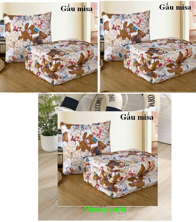 [HCM]Gối mền 2 trong 1 gấu misa