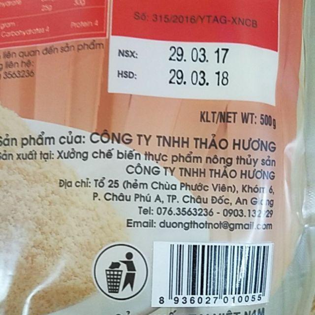 02 GÓI ĐƯỜNG THỐT NỐT BỘT - 500gram/gói CHÂU ĐỐC, AN GIANG