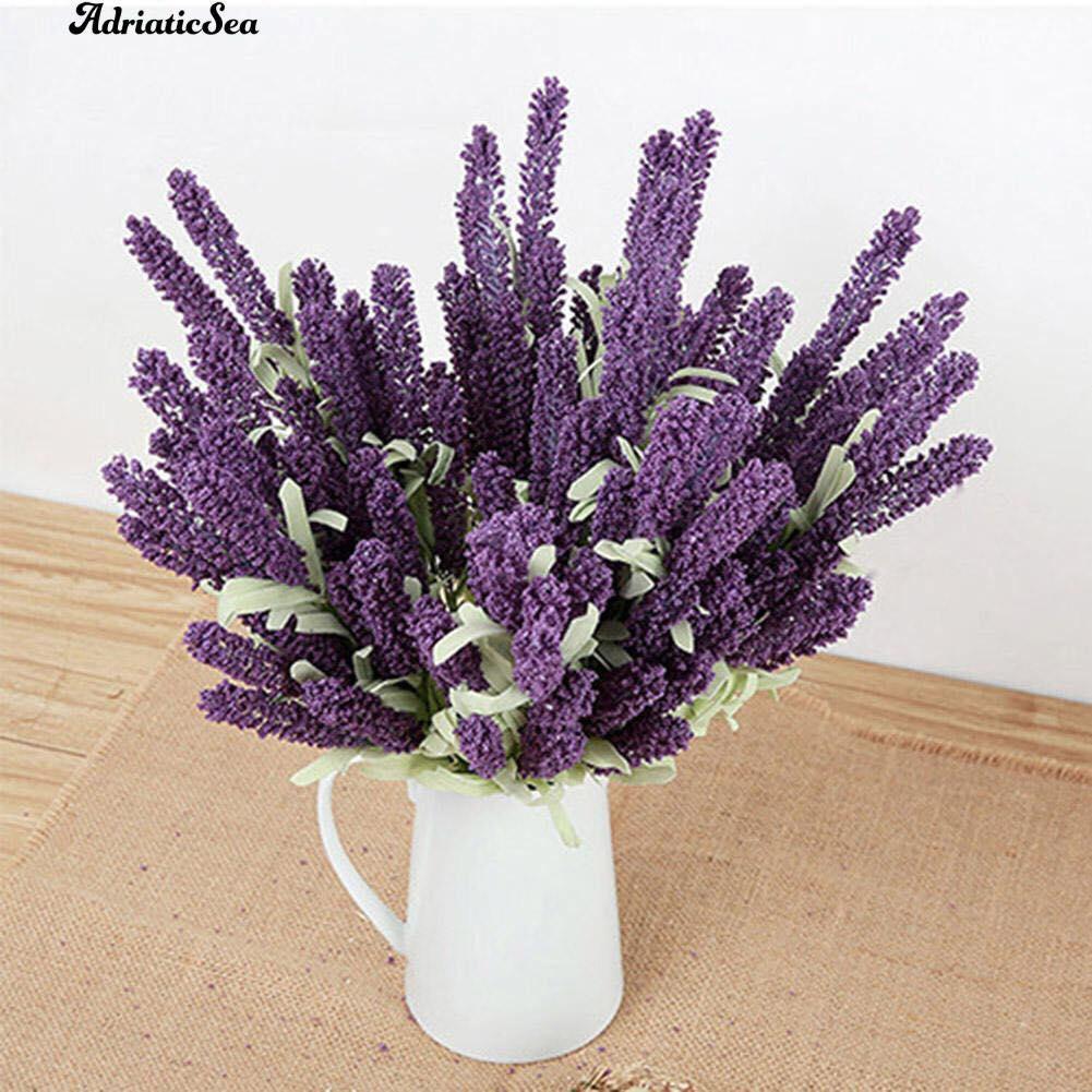 Cành hoa Lavender gồm 12 bông trang trí siêu đẹp - Hoa để bàn - Hoa văn phòng- Hoa trang trí tiệc