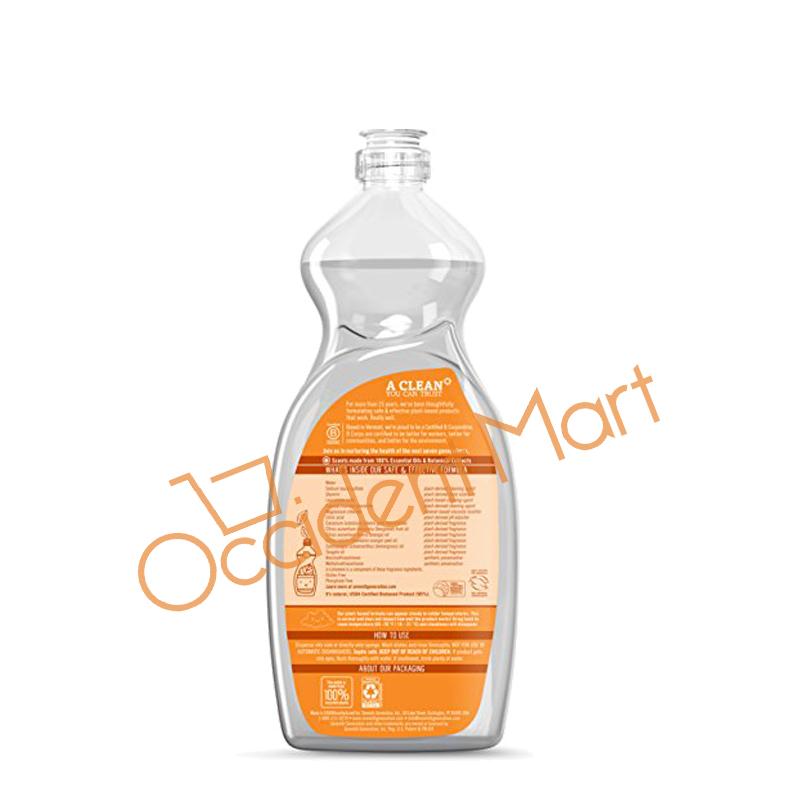 Nước rửa bát hữu cơ hương sả&quýt Seventh Generation 739ml