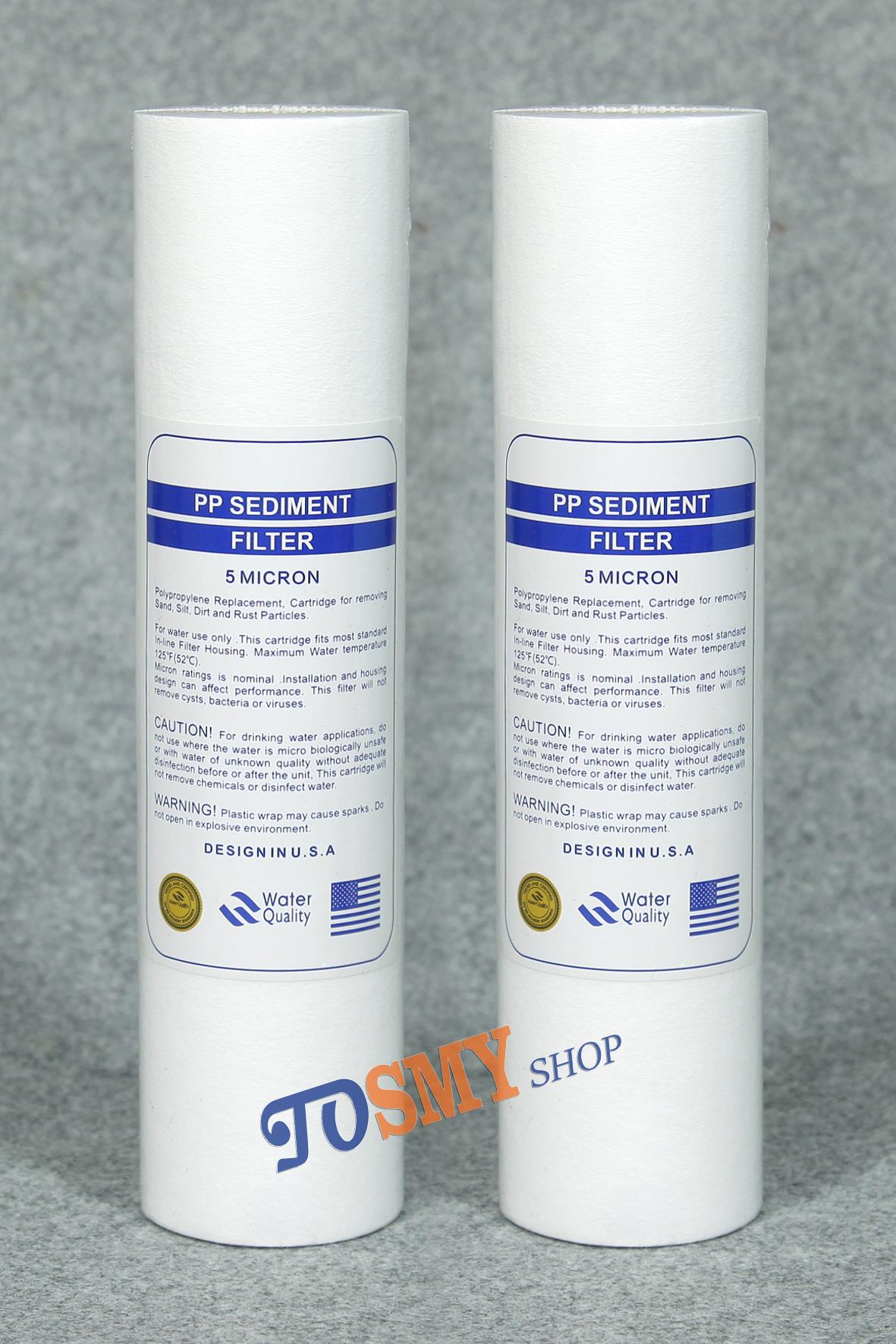 Bộ 2 lõi lọc nước số 1 pp 10inch