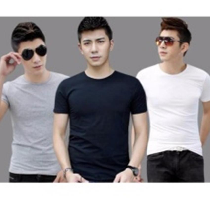 Bộ 3 áo thun nam body cổ tròn