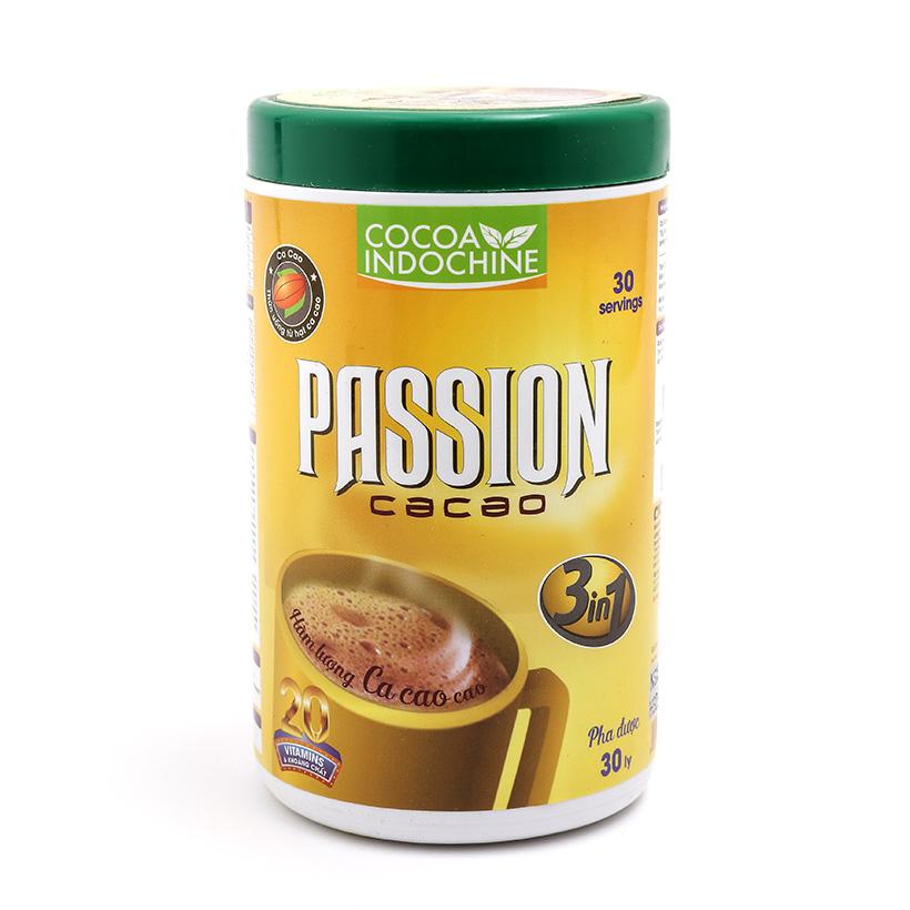 [HCM]Bột Cacao sữa hoà tan Passion 3 in 1 - Cocoa Indochine (Hủ 450g)
