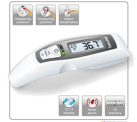 Nhiệt kế điện tử đo tai,trán Beurer FT65