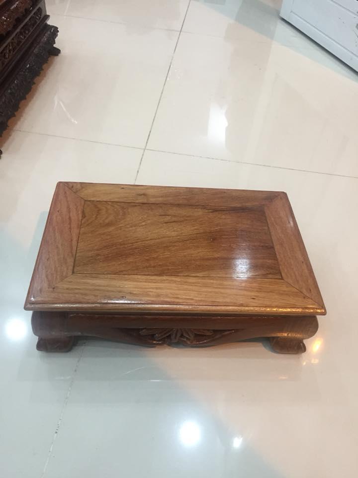 Bàn osin, gỗ hương, kích thước 25 x35 cm x cao 12,5cm