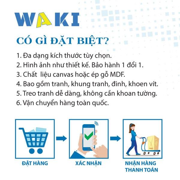 [HCM]Tranh con hổ đẹp W846