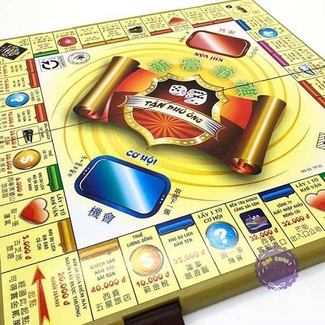 Bộ cờ tỷ phú bằng nhựa, co ti phu, ĐỒ CHƠI CỜ TỶ PHÚ (LOẠI TO)