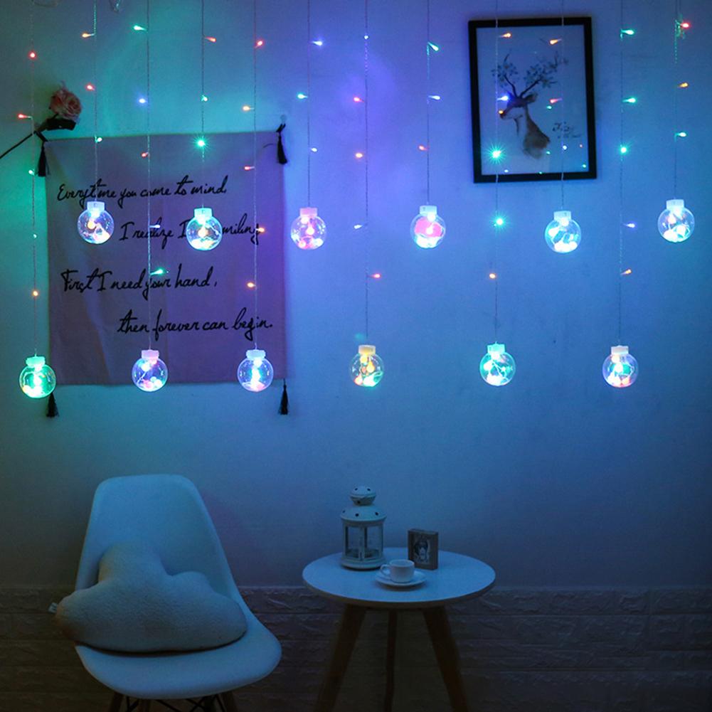 [HCM]Đèn led mành quả cầu trang trí noel Thiên Mã