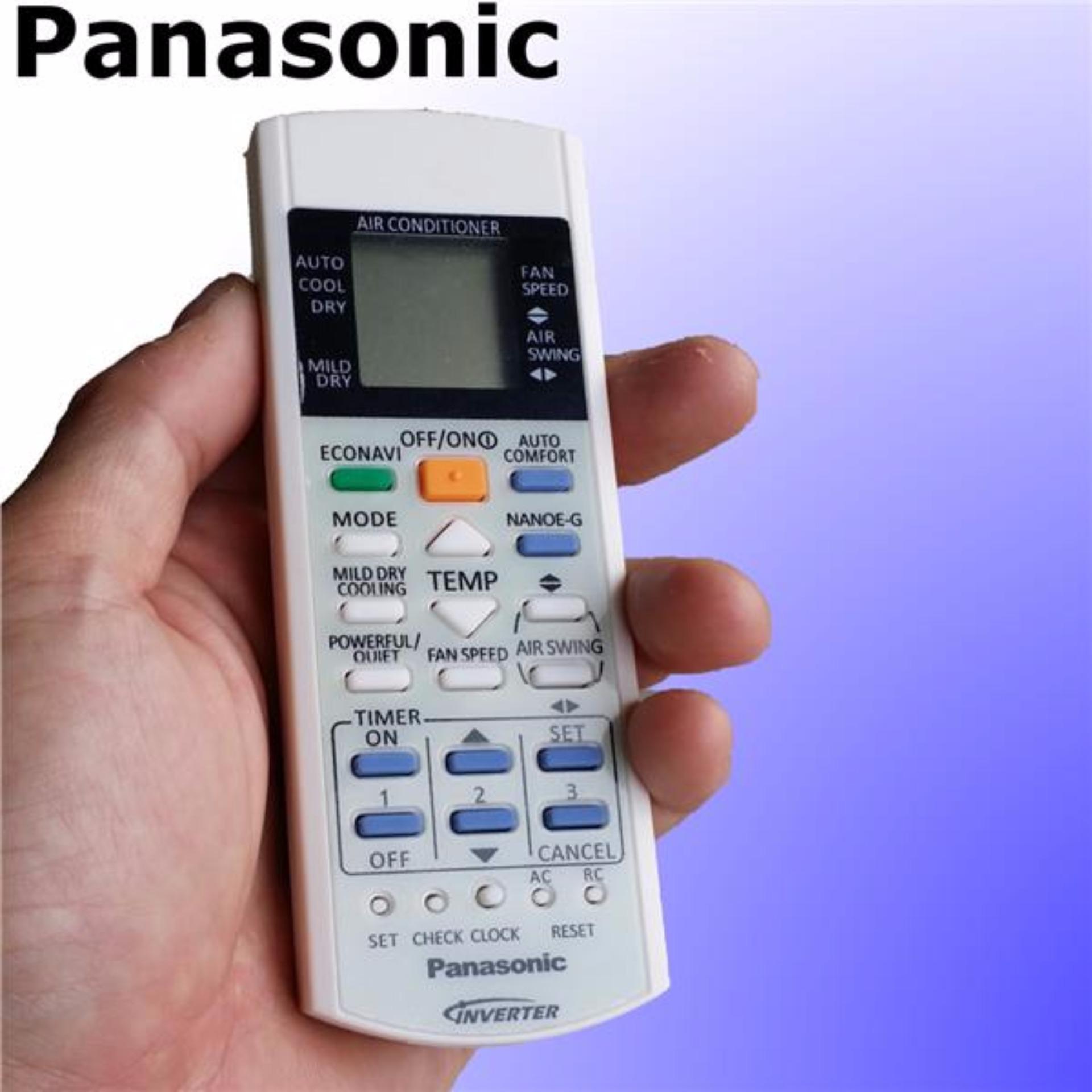 ĐIỀU KHIỂN ĐIỀU HÒA  panasonic inverter 1 chiều (trắng)
