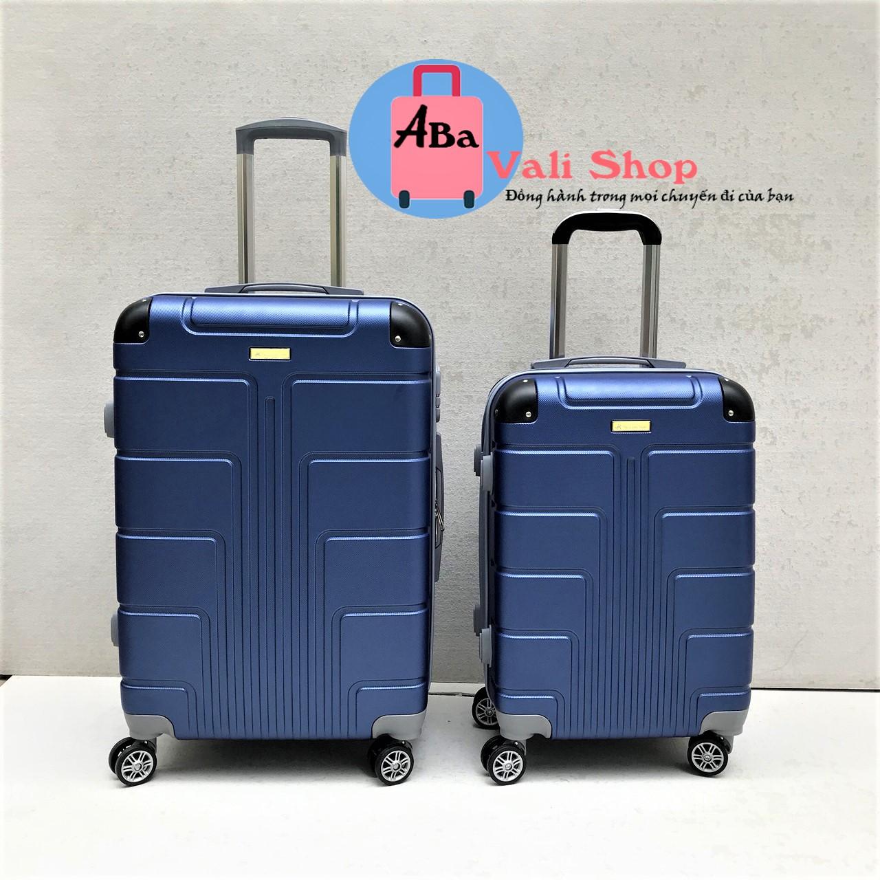 Vali kéo du lịch size 24inch màu xanh( bảo hành 12 tháng)