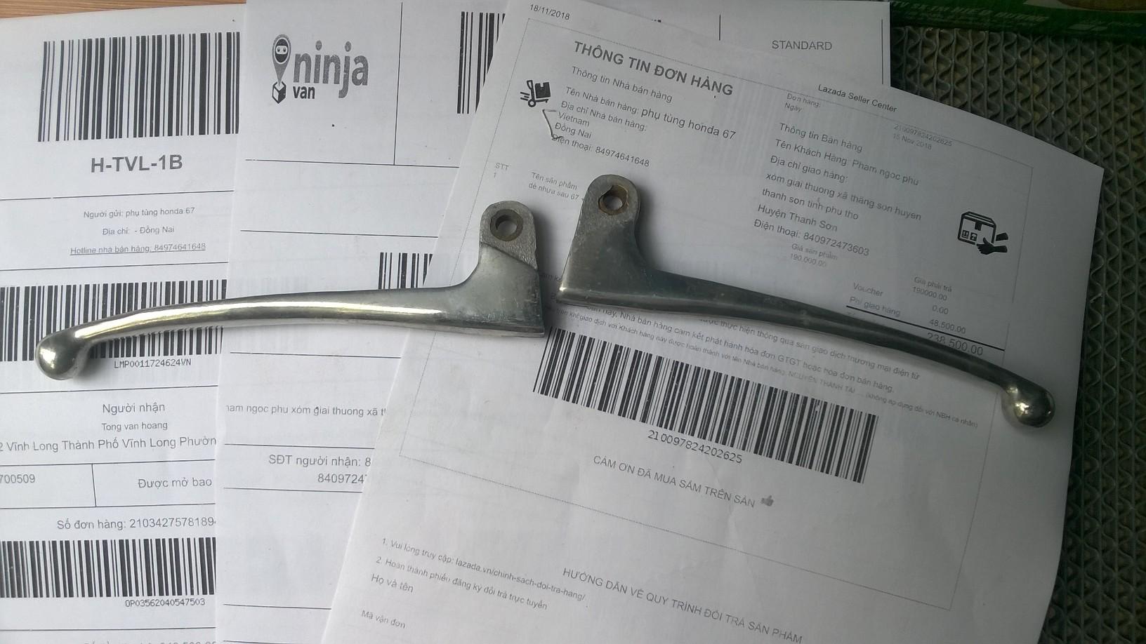 Tay thắng, tay côn honda 67