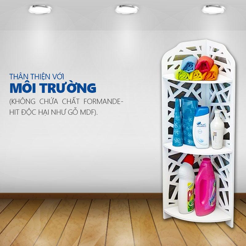 Kệ góc 3 tầng mắt lưới loại lớn - 9637