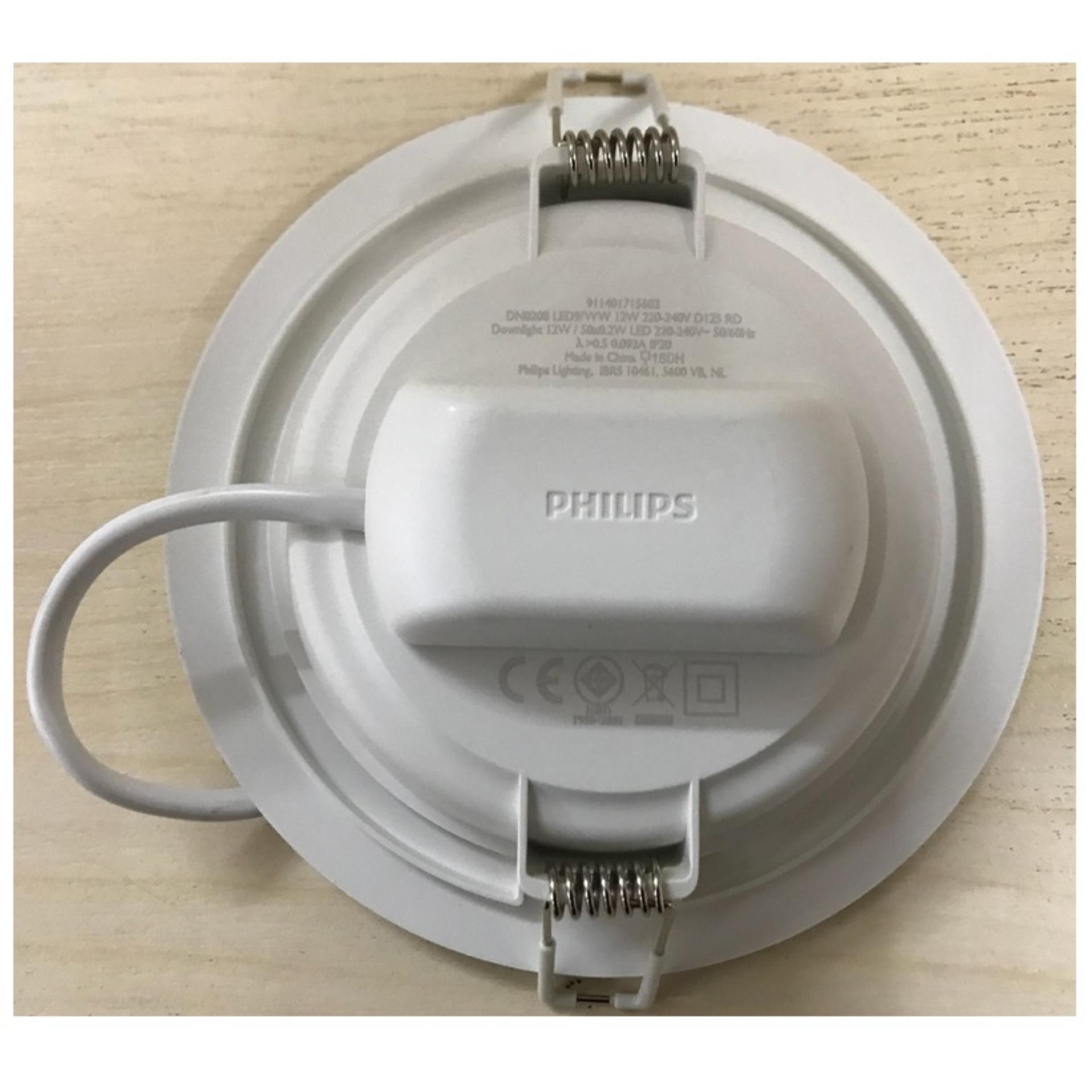 Bộ 6  Bóng đèn Philips LED Downlight âm trần DN020B 8W 6500K - Ánh sáng trắng