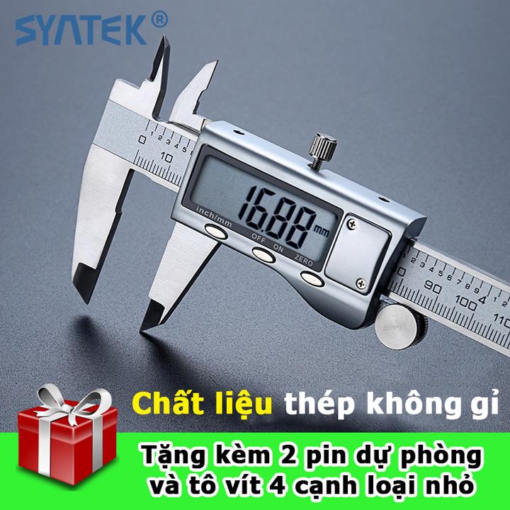 Thước kẹp điện tử thép không gỉ 150mm.