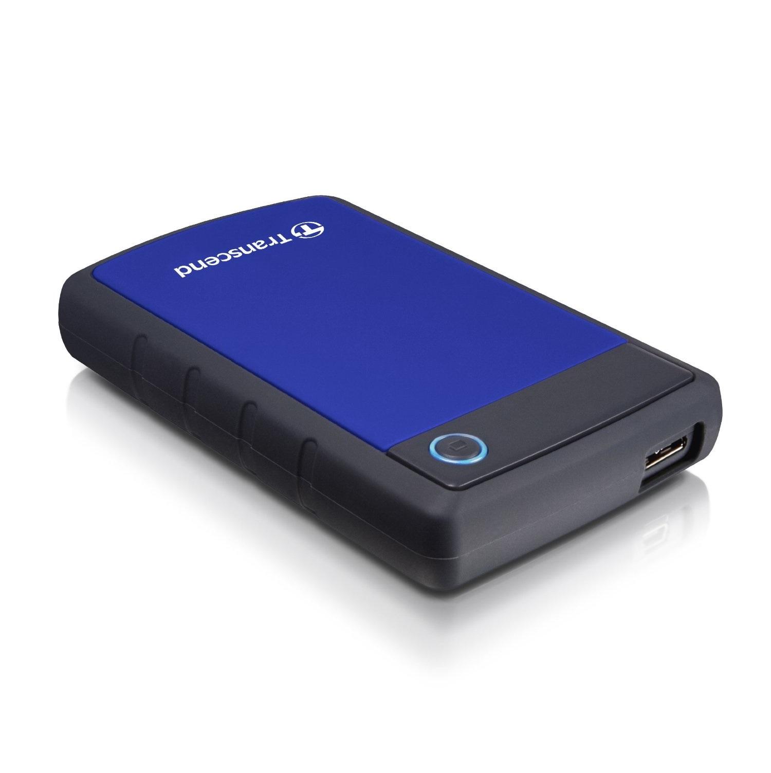 Ổ Cứng Di Động Transcend H3b 1TB (Xanh dương)