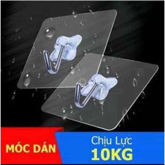 10 Chiếc Móc Dán Tường Chắc Chắn Tiện Ích Siêu Dính.Chịu Lực Đến 10Kg