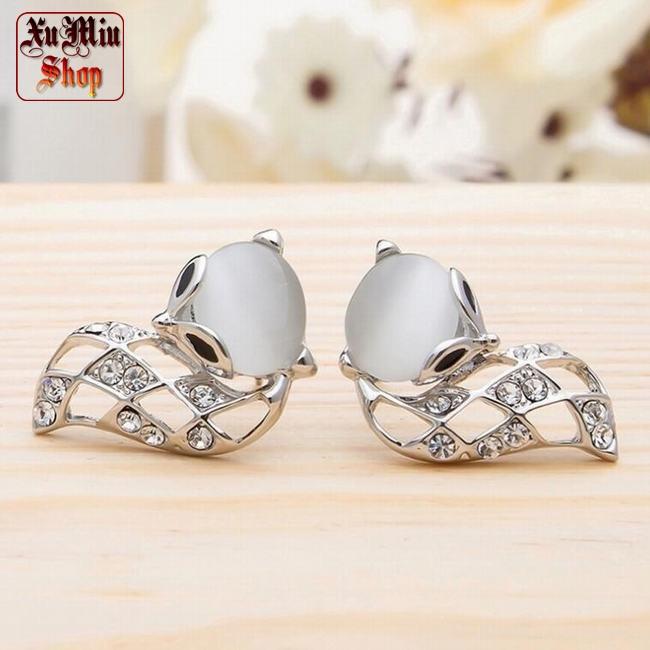 Khuyên hồ ly đá mắt mèo XM70