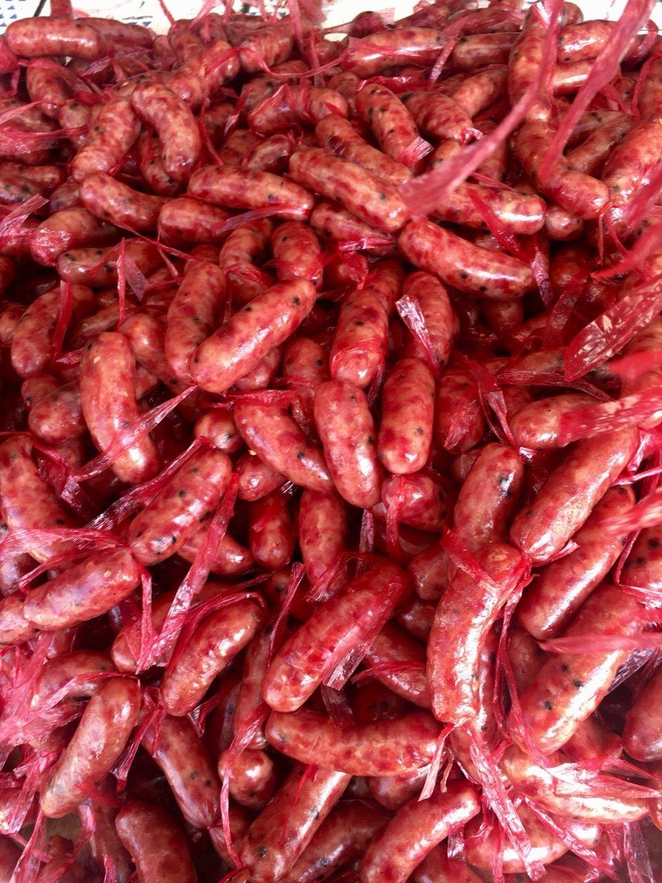 (1KG) LẠP XƯỞNG TƯƠI ĐẶC SẢN LONG AN (2 TÚI 500G)