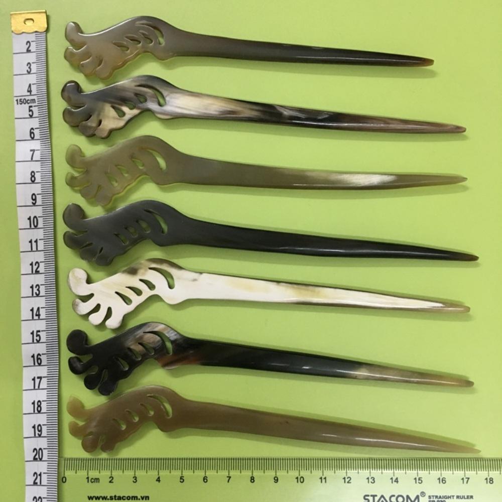 Trâm cài tóc cổ trang (TS32 sừng trâu cao cấp đuôi Rồng)