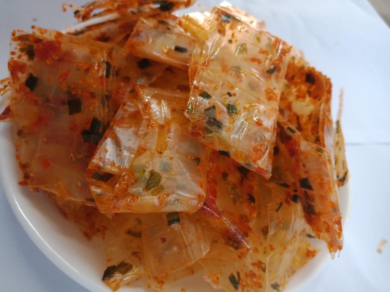 500G Bánh Tráng Trộn Sa Tế Cuộn Tép