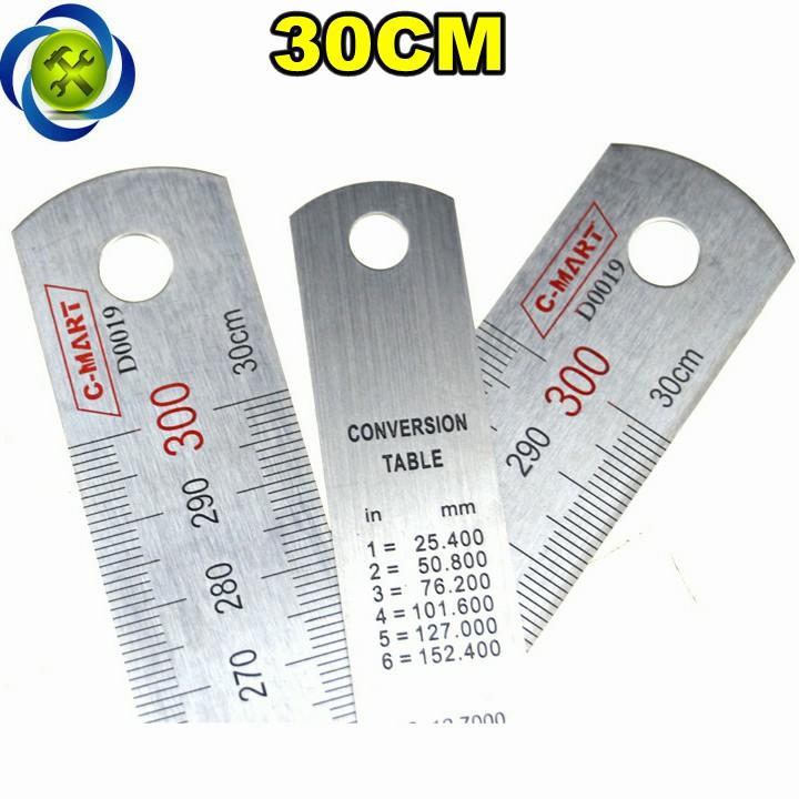 Thước lá C-Mart D0019-300 300mm (30cm)